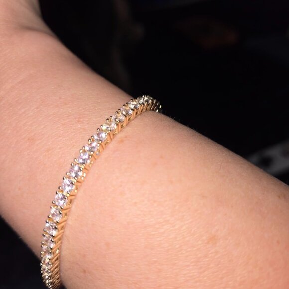 Neiman Marcus 14K Rose Gold Plated Reverie Bracelet - Picture 1 of 4